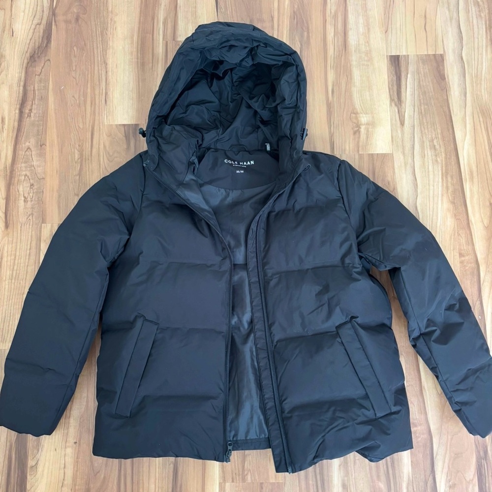 Cole Haan Black Puffer Jacket